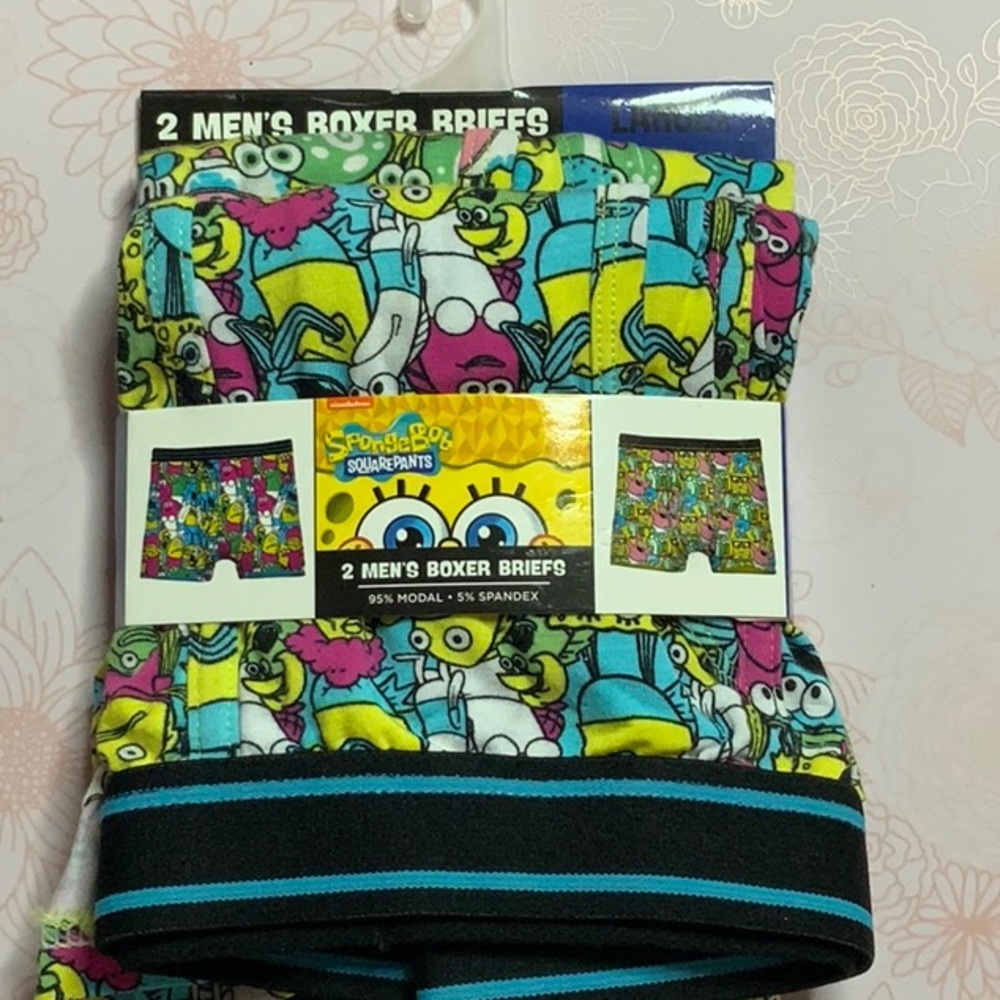 Sponge Bob Squarepants men’s boxer briefs